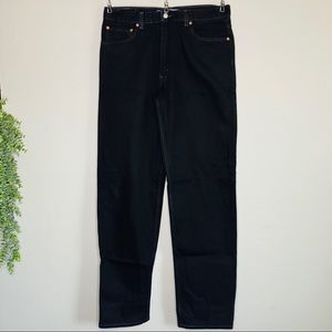 Levi’s 550 36x36 Relaxed Fit Straight Leg Jeans Black Mens